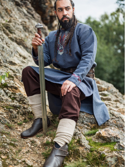 Trollfelsen Männer Tunika Freki Leonardo Carbone Blaugrau07 Trollfelsen Männer Tunika Freki Leonardo Carbone Blaugrau07